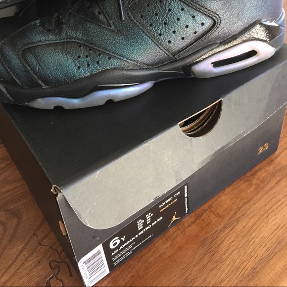 Jordan 6 Retro "All-Star" Chameleon Youth Boys sz6 - Picture 3 of 9